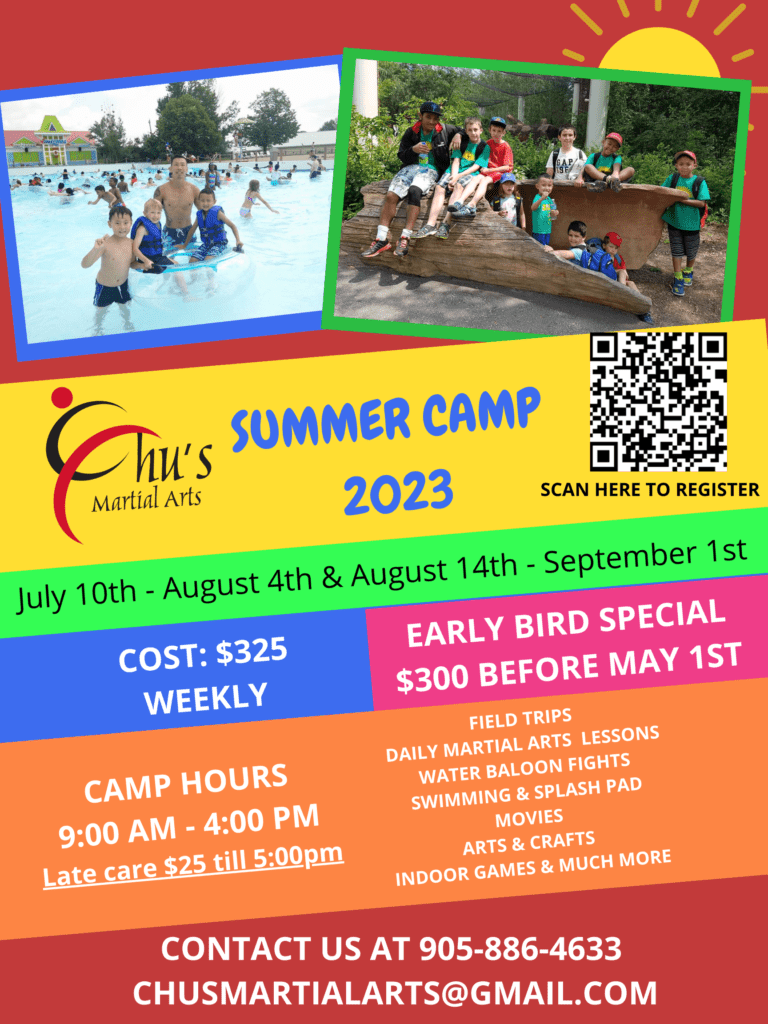 Summer Camp 2023 Poster 768x1024, Chu&#039;s Martial Arts