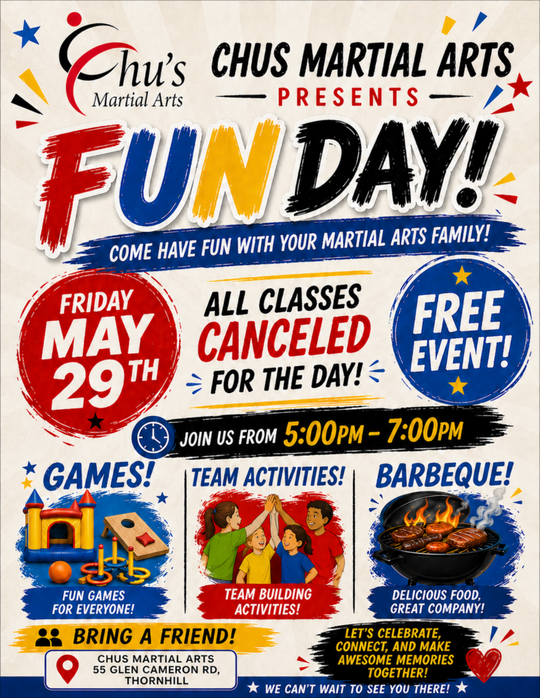 Chu's Martial Arts Funday 2026: An Evening to Remember!